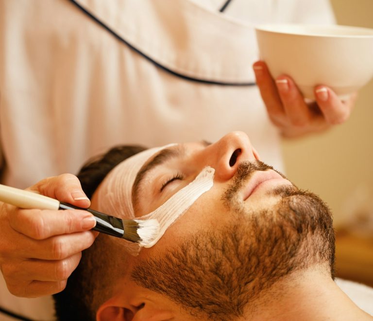 Men's beauty treatment!